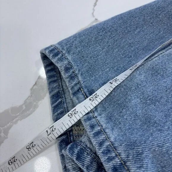 Austin Landing Barrel Jeans Womens Size 9 Light Wash High Rise Trendy Denim - Picture 6 of 7